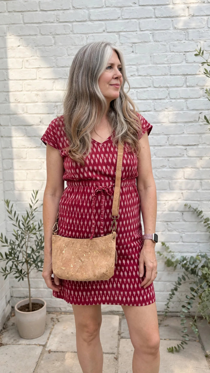 Baguette Bag II worn crossbody showing fit and size