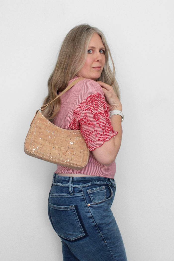 Handcrafted Baguette Bag made from Portuguese cork