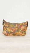 Baguette II cork bag in Dark Mosaic with antique brass hardware tall photo