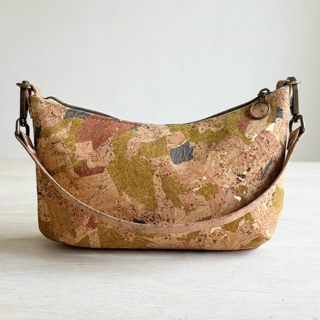 Baguette Bag II in Light Mosaic Portuguese cork
