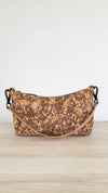 Front view of Natural Bits Cork Baguette Bag II