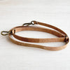 Cork Crossbody Strap with Antique Brass Hardware