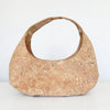 Crescent Slouchy Shoulder Bag in Natural Gold Fleck Portuguese cork