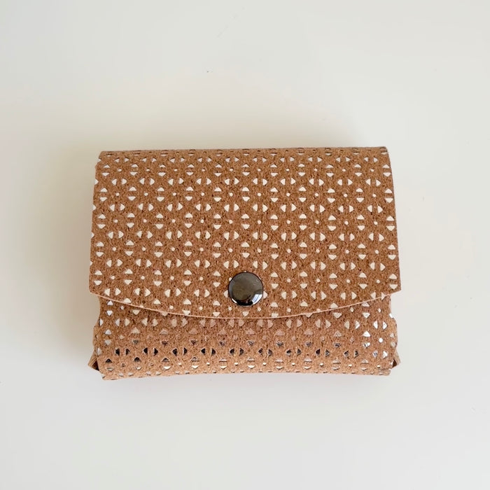 Snap Coin Pouch Natural Silver Cutout