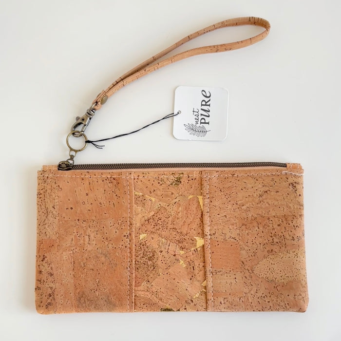 Zero Waste Clutch in Gold Fleck inset