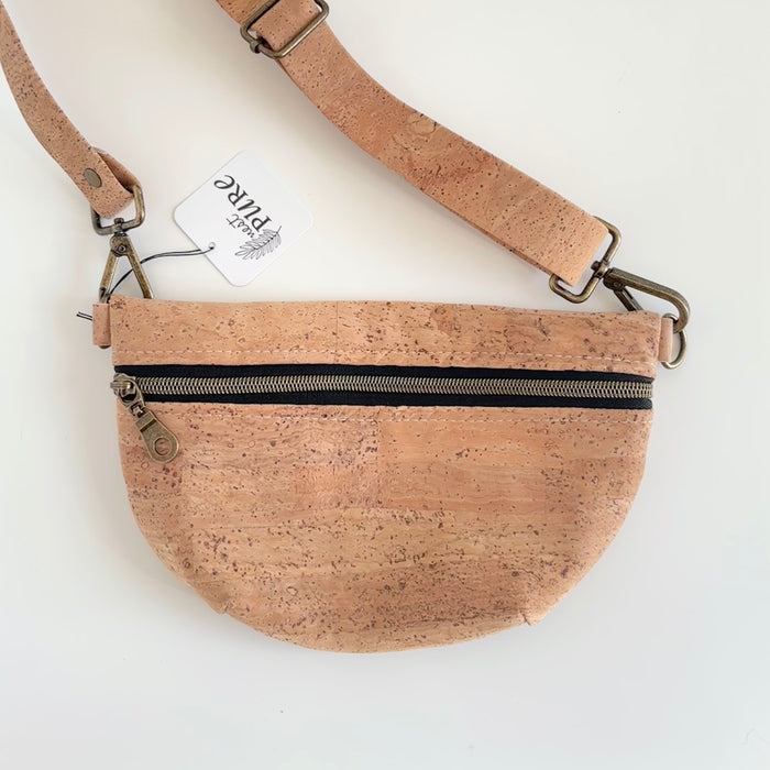 Mini Fanny Pack in Natural Cork
