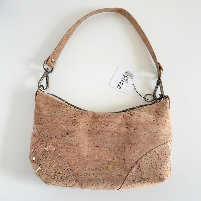 Baguette Bag II in Natural Gold Fleck Cork