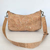 Medium crossbody bag handcrafted from Portuguese gold fleck cork
