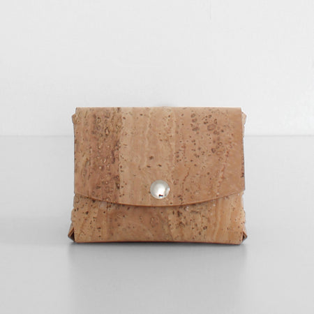 Snap Coin Pouch Natural Cork