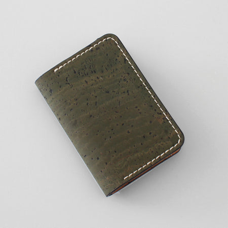 Wallet Small in Olive Cork